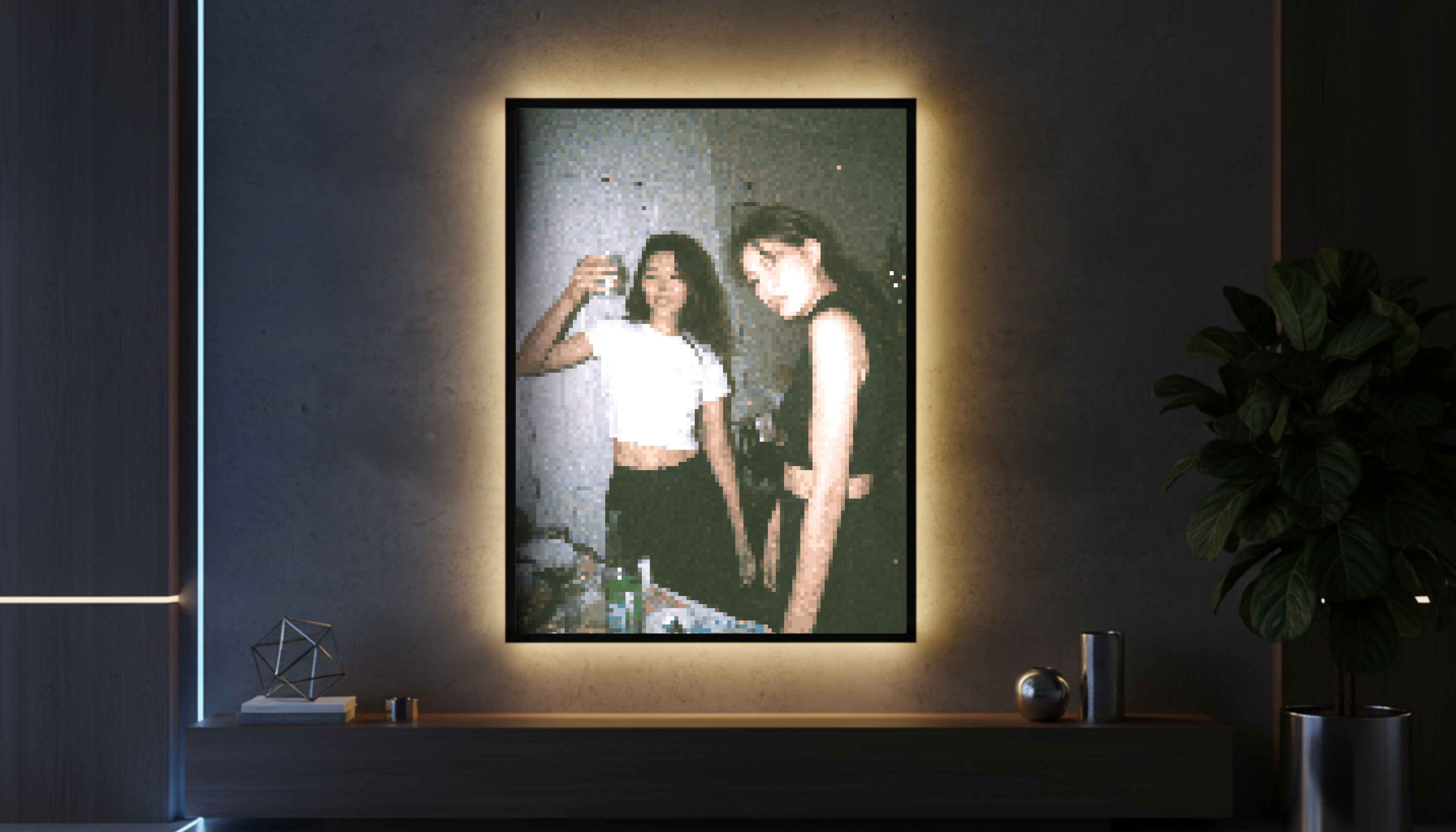 Pixel Art Poster Beispiel